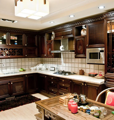 Solid wood kitchen (35)